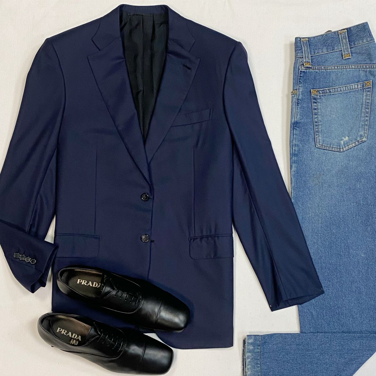 #mechtamen Пиджак Brioni размер 50 цена 12 308 рубДжинсы Dolce Gabbana размер 48 цена 2 308 рубТуфли Prada размер 43.5 цена 23 078 руб