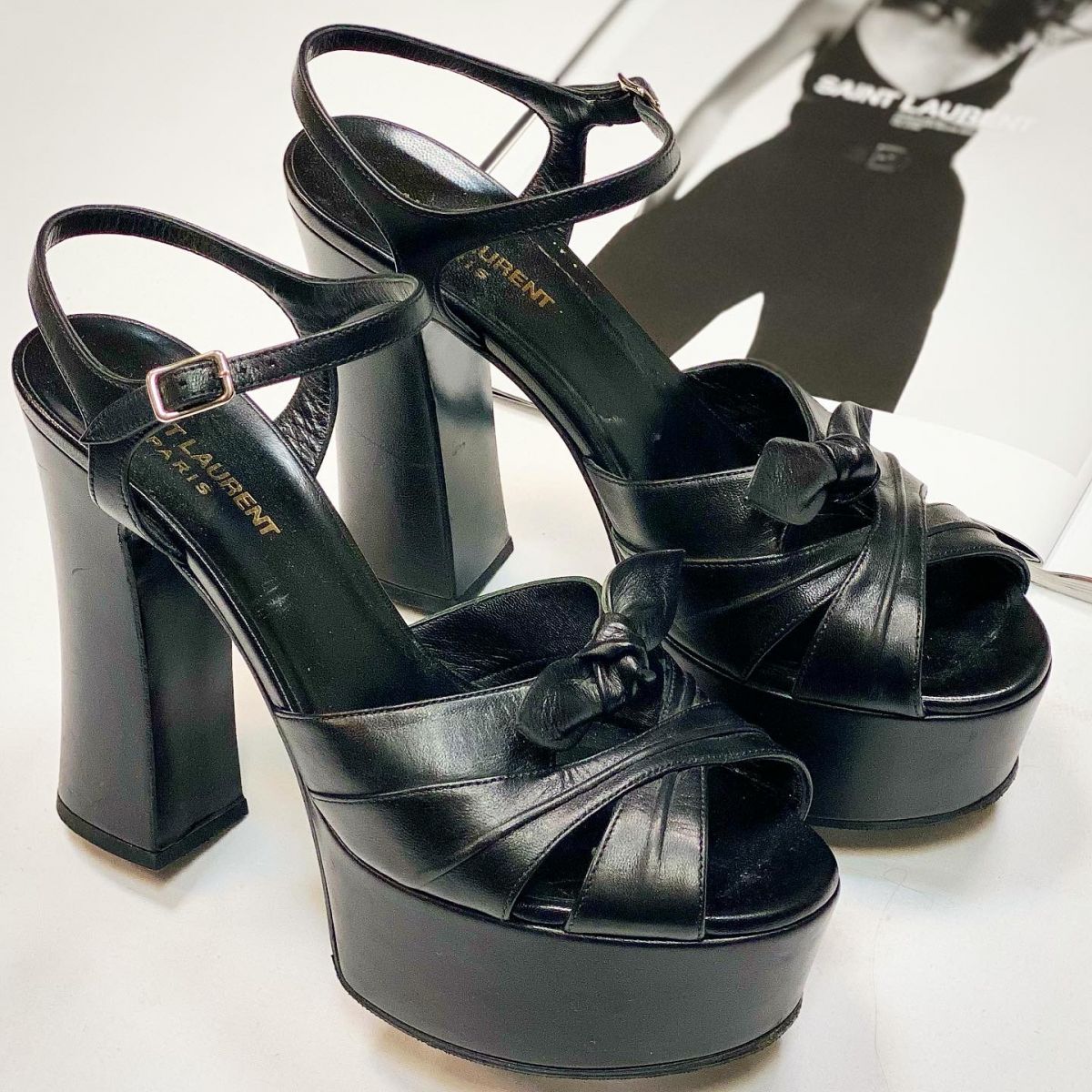 Босоножки Saint Laurent размер 38 цена 7 693 руб 
