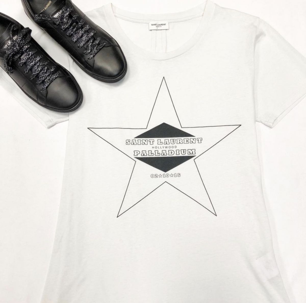 Футболка Saint Laurent размер S цена 4 616 руб