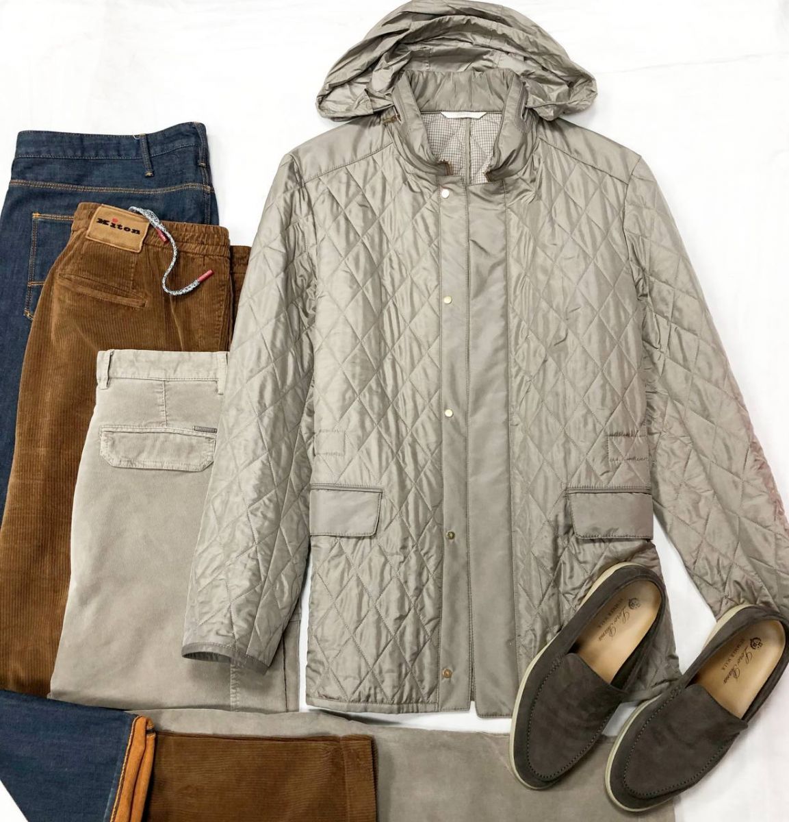 #Mechtamen Куртка BRIONI размер M цена 61 540 руб /новая с ценником/ Брюки / джинсы Armani / Kiton / Peserico размер 36/38 - 50 цена 6 154 руб 7 693 руб / 10 770 руб Лоферы LORO PIANA размер 44.1/2 цена 38 463 руб