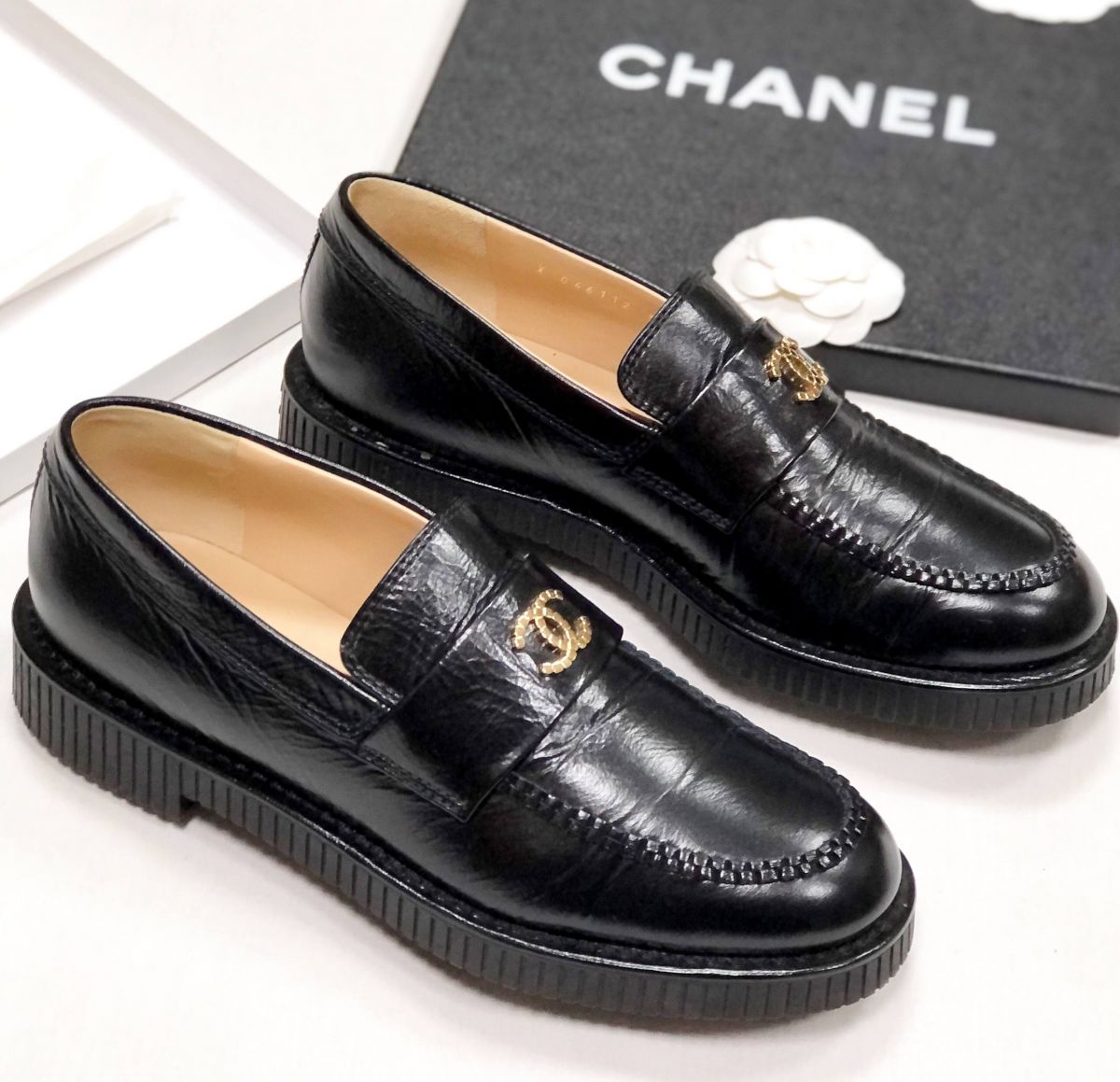 Лоферы Chanel размер 39.5 цена 70 448 руб