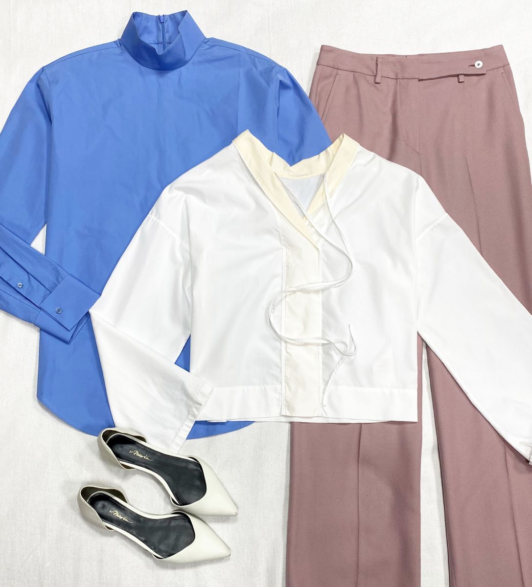 Рубашка Jil Sander размер 36 цена 15 655 руб
Брюки Kiton размер 42 цена 46 965 руб
Блузка Marni размер 38 цена 5 479 руб
Балетки Philipp Lim размер 38 цена 6 262 руб