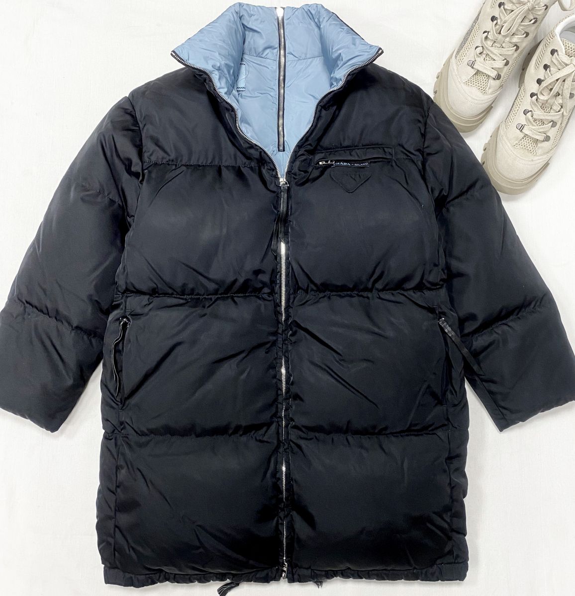 Пуховик Prada размер 38 цена 109 585 руб 