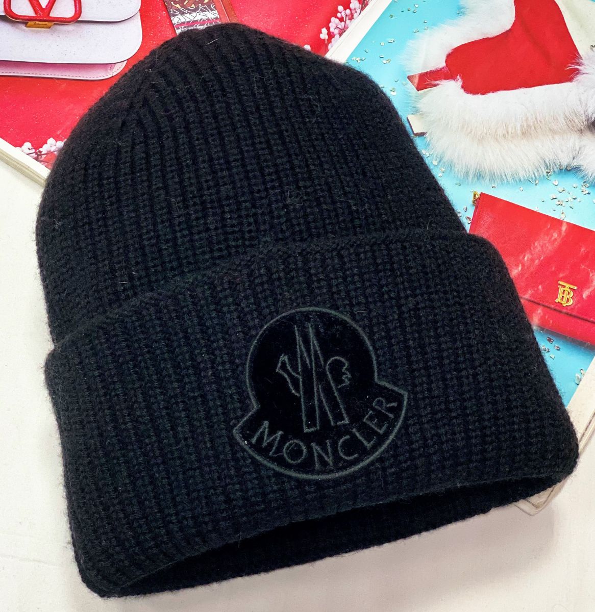 Шапка Moncler цена 7 828 руб