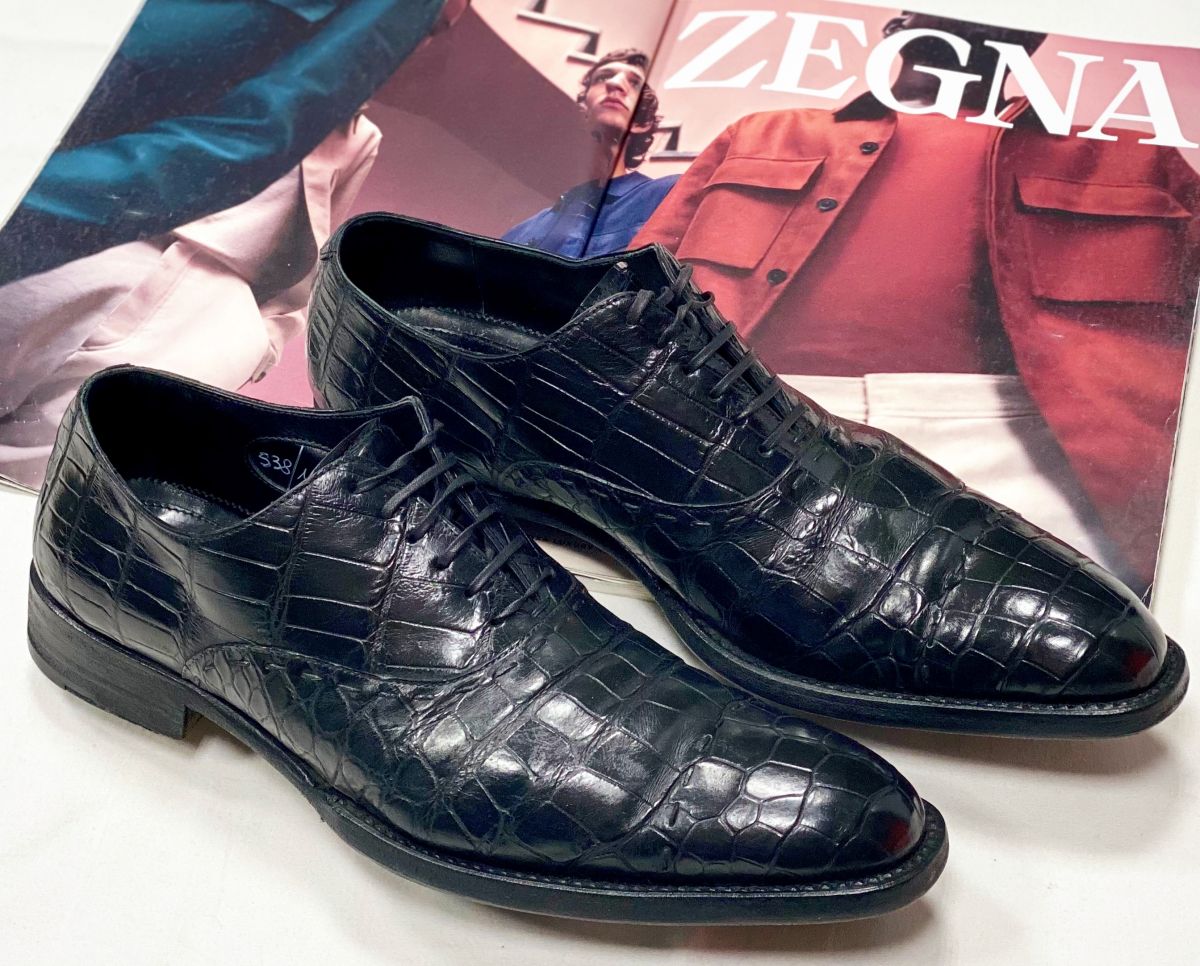 #mechtamen Ботинки / крокодил / Ermenegildo Zegna размер 43.5 цена 38 463 руб 