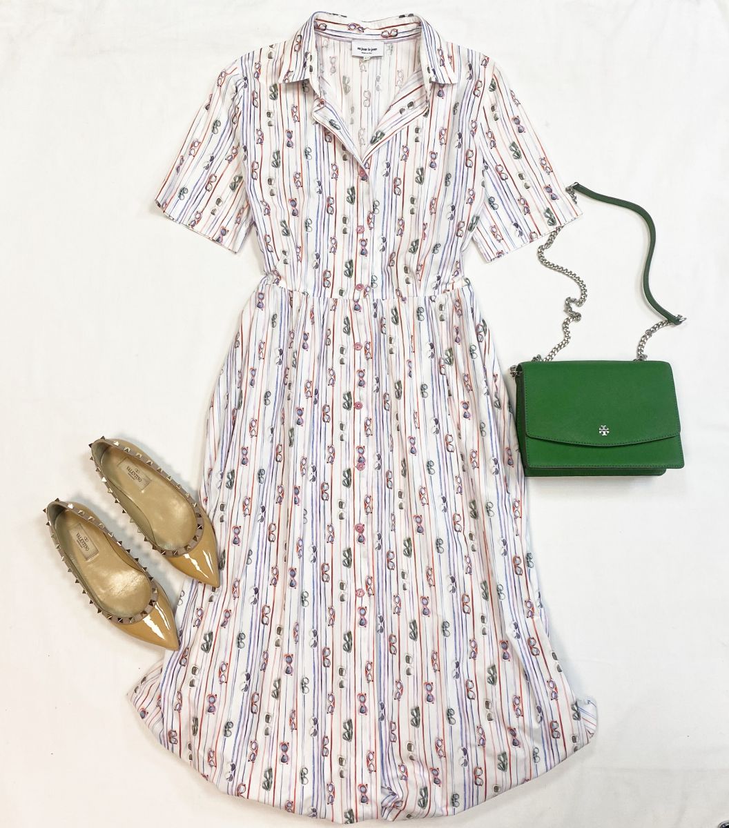 Платье au hour le jour размер 44 цена 9 231 руб
Балетки Valentino размер 37 цена 15 385 руб
Сумка Tory Burch 