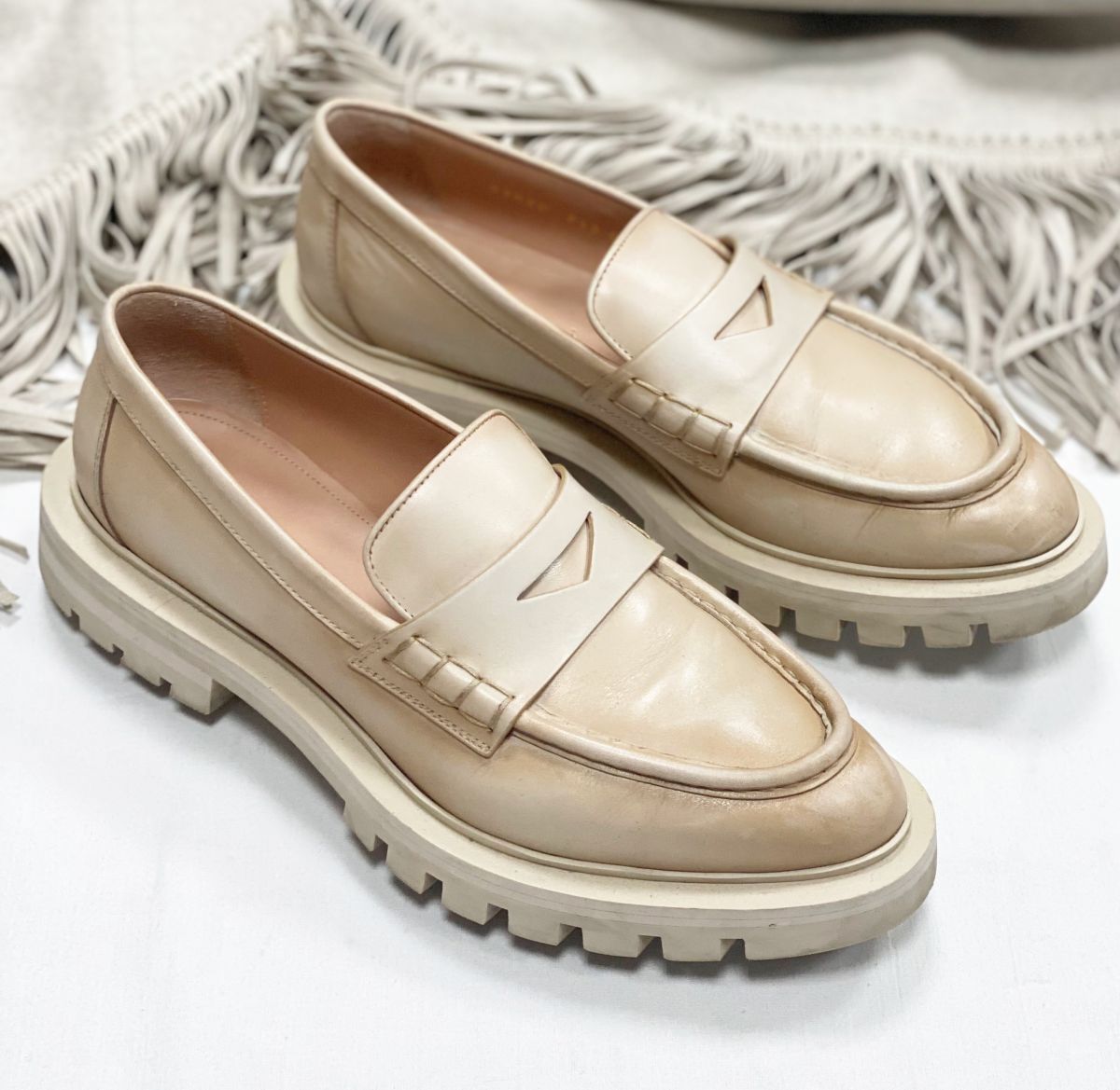 Лоферы Santoni размер 38 цена 12 524 руб