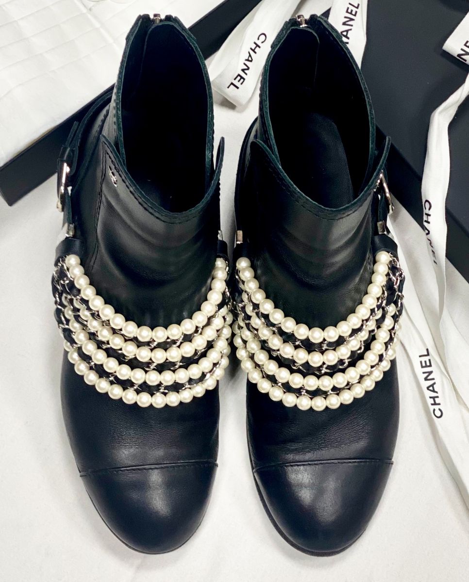 Ботинки Chanel размер 38.5 цена 30 770 руб