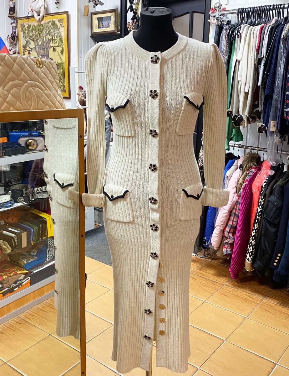 Платье/ люрекс/ Self portrait размер M цена 18 786 руб