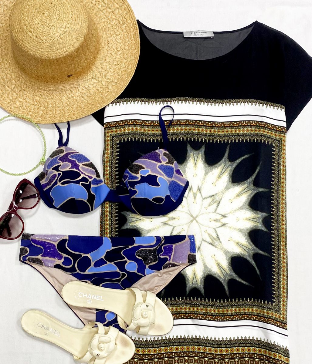 Купальник/ пайетки / La Perla размер 36 цена 7 828 рубСабо Chanel размер 38.5 цена 15 655 руб Туника D Exterior размер M цена 3 131 руб