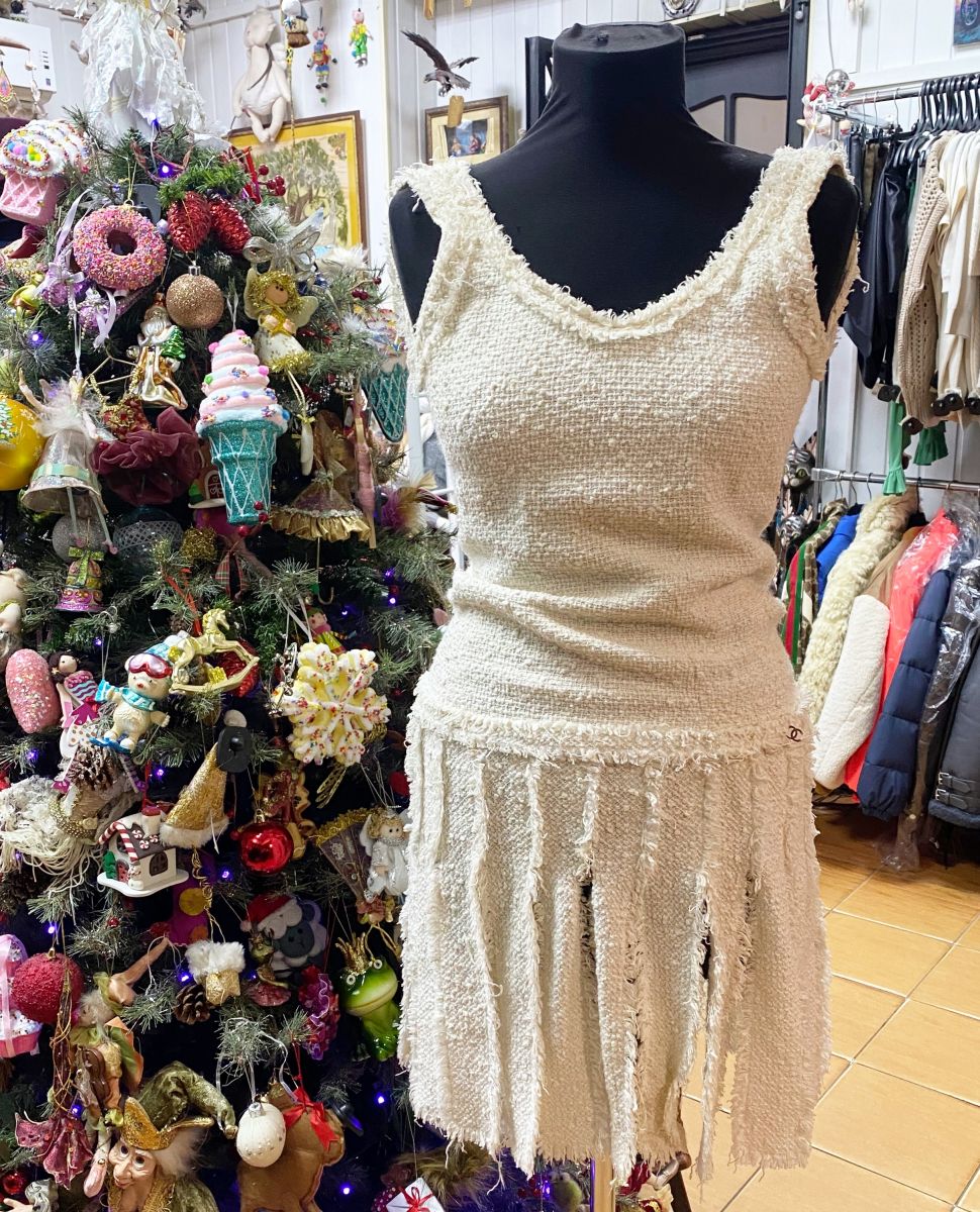 Платье /твид/ Chanel размер 36 цена 31 310 руб