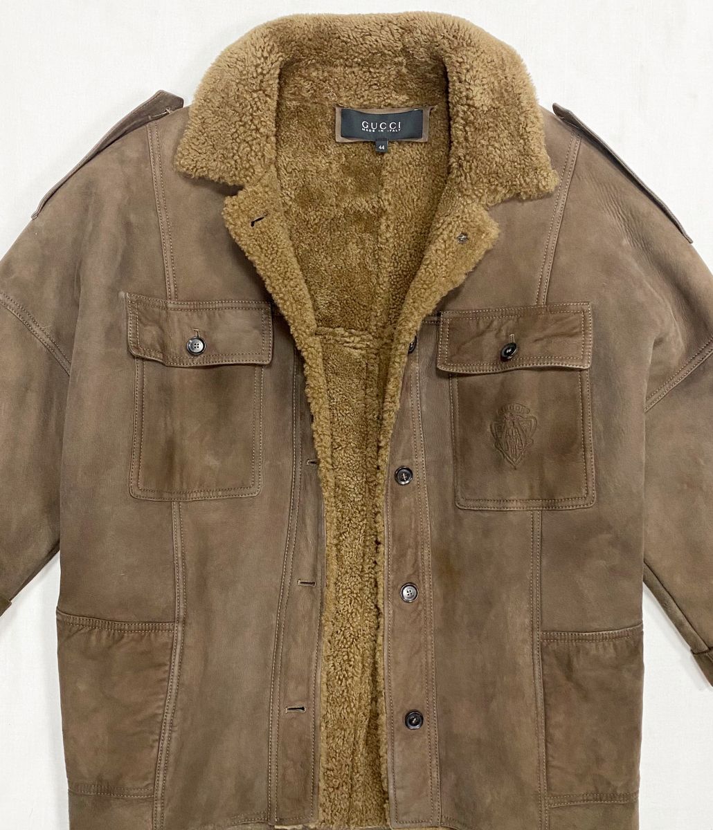 Дубленка Gucci размер 44 цена 46 965 руб