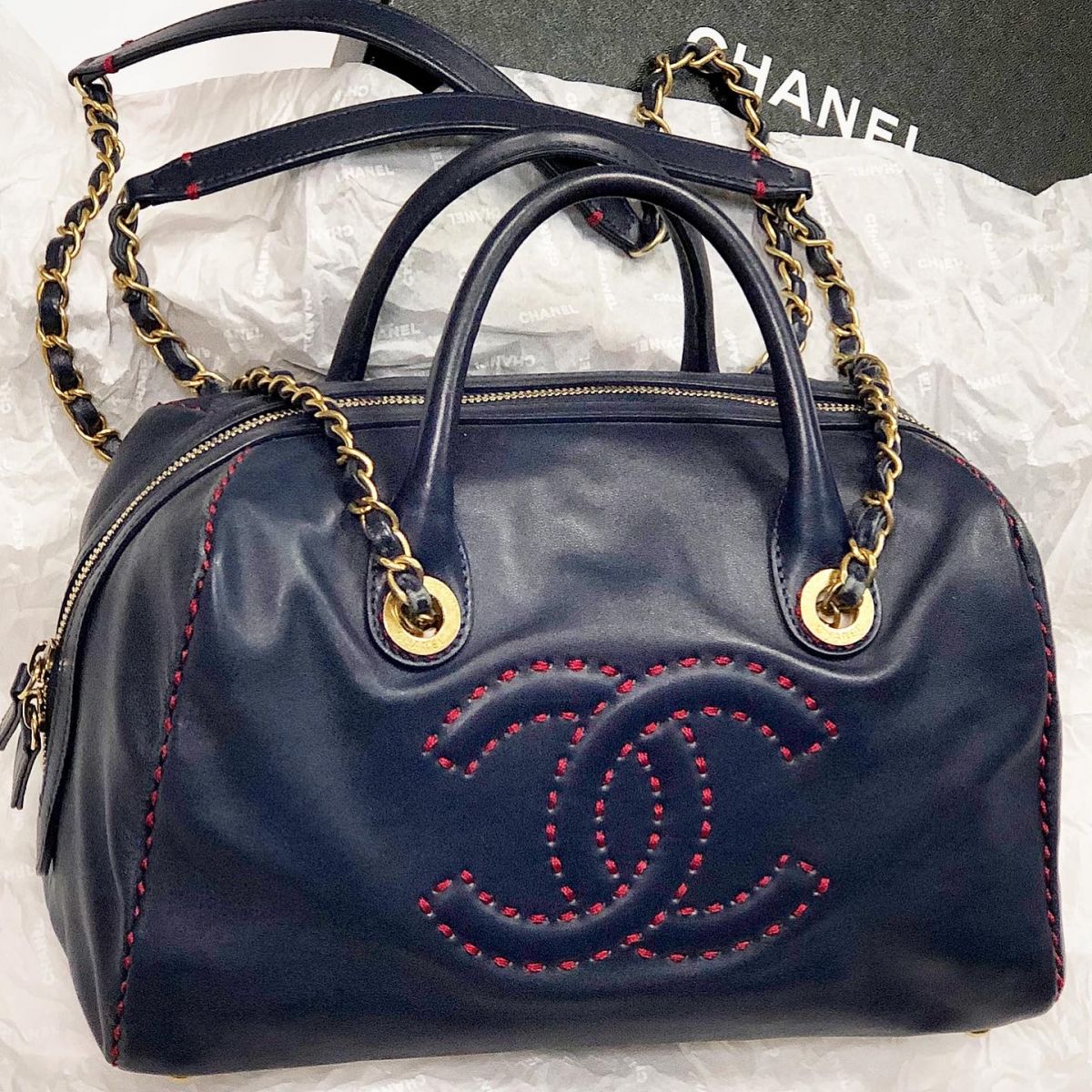 Сумка Chanel  размер 30/18 цена 46 155 руб