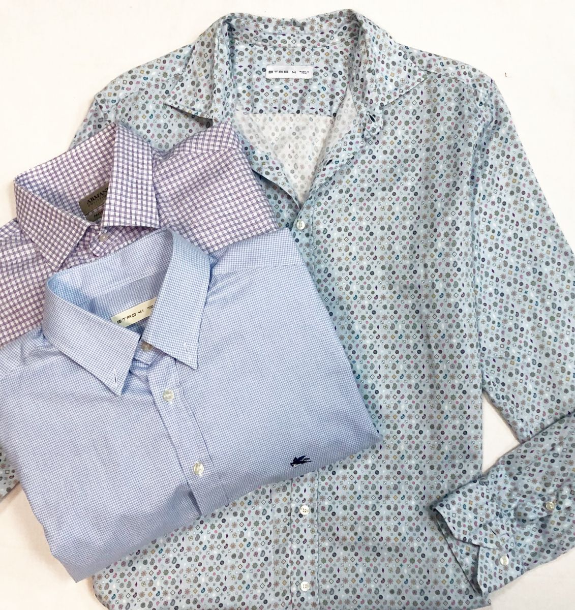 #mechtamen Рубашки ETRO/ Armani размер M /42/16 цена по 4 616 руб 