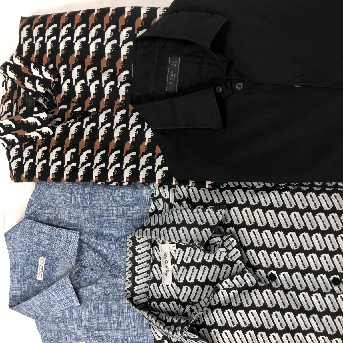 #Mechtamen
Рубашки PRADA / YSL размер 15/40.3/4 цена по 7 282 руб 
Рубашка ZILLI размер XXL цена 14 090 руб
