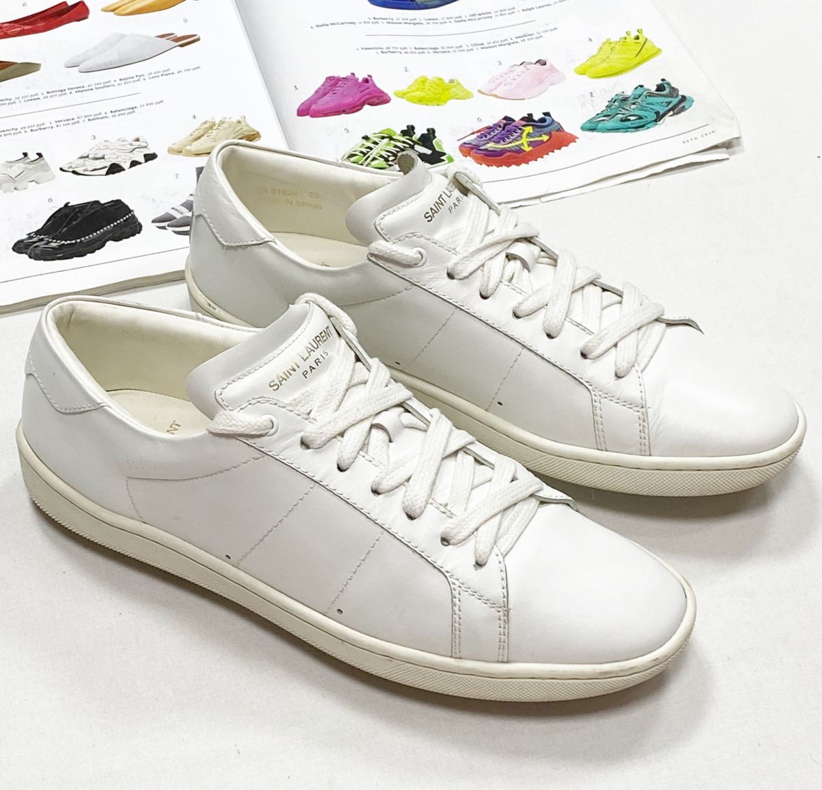 Кеды Saint Laurent размер 38 цена 15 655 руб
