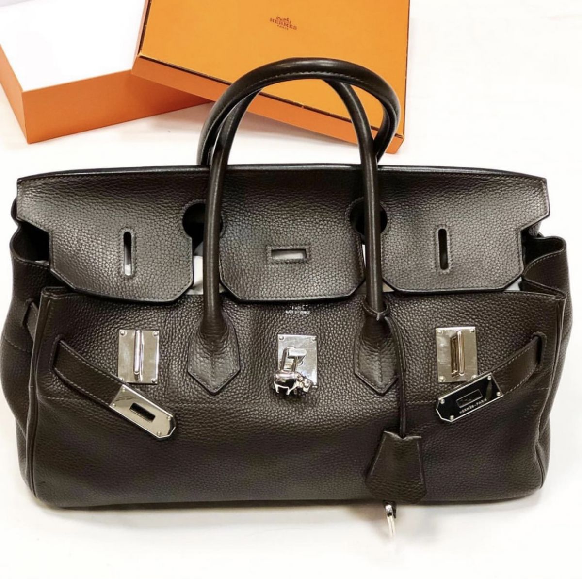 Сумка Hermes размер 40/20 цена 230 775 руб 