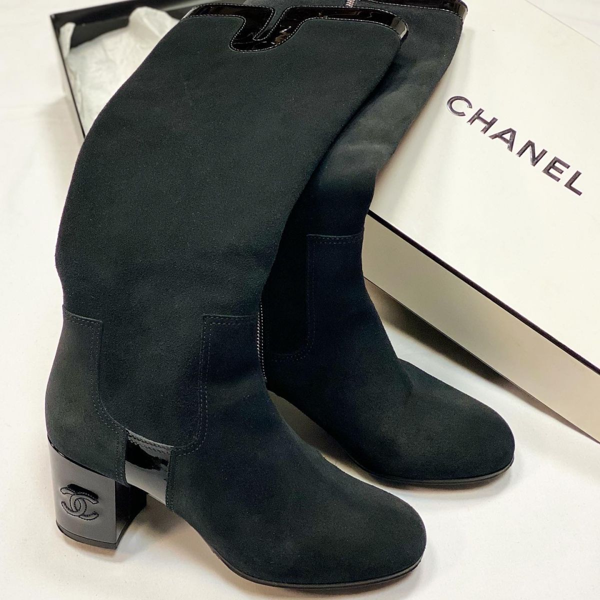 Сапоги Chanel размер 39 цена 38 463 руб 