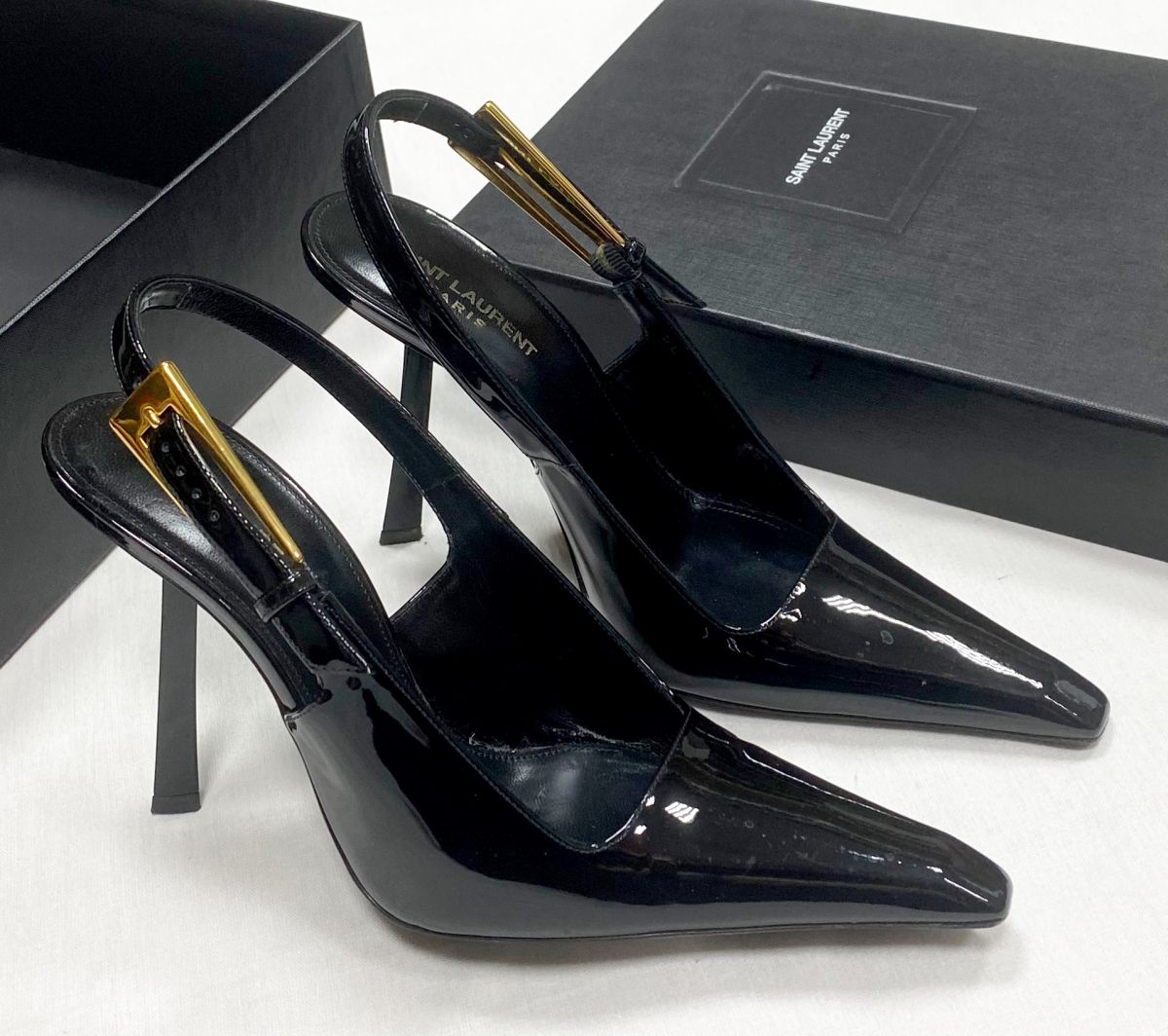 Босоножки Saint Laurent размер 39.5 цена 23 483 руб