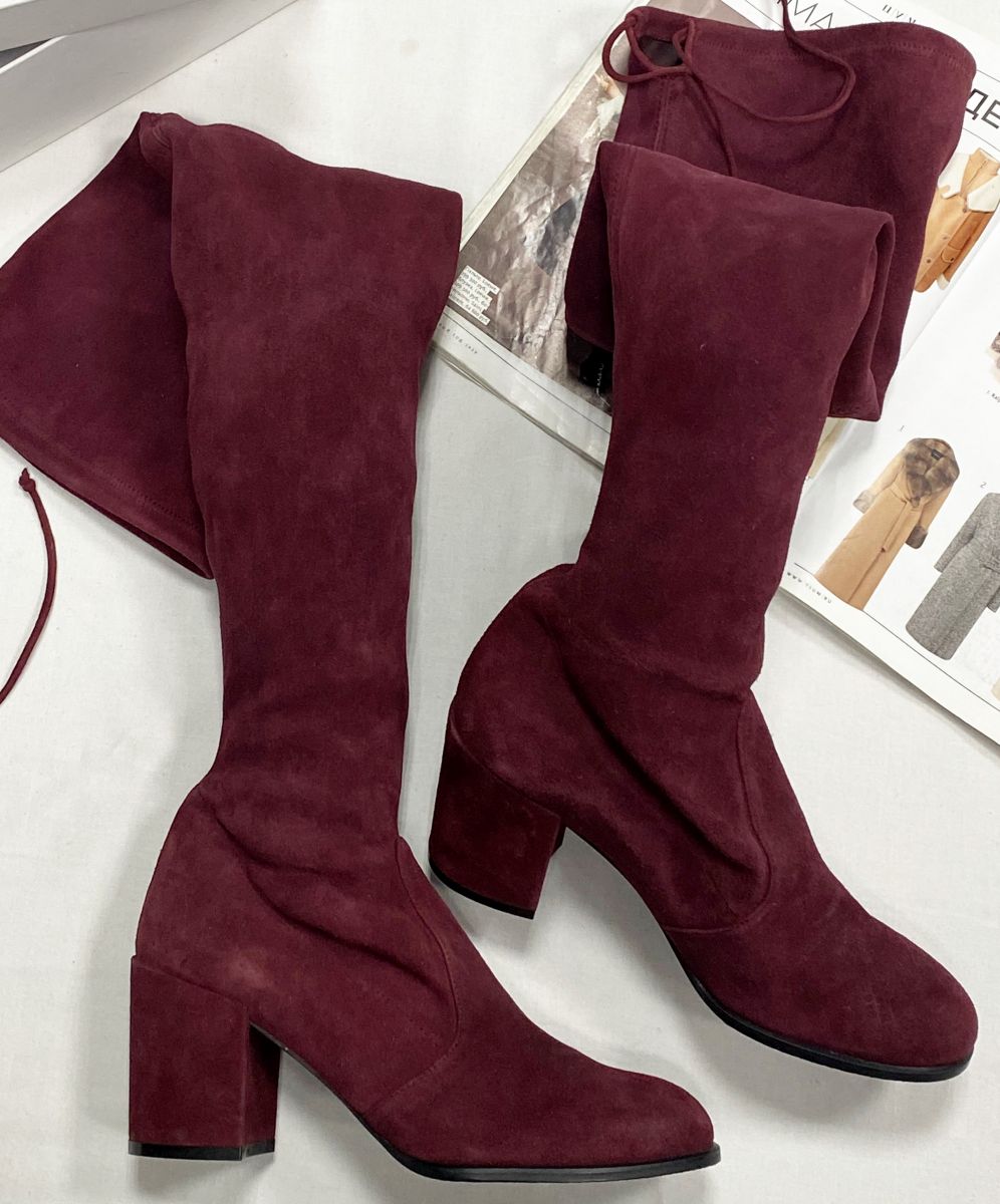 Сапоги Stuart Weitzman размер 38.5 цена 15 655 руб