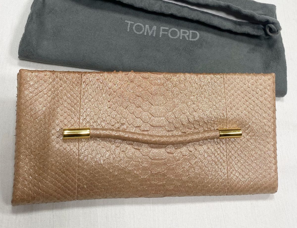Клатч / питон / Tom Ford размер 25/12 цена 31 310 руб