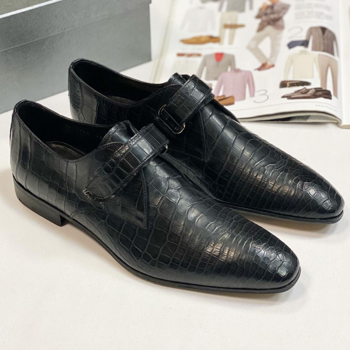 #mechtamen Туфли/крокодил/ Prada размер 40.5 цена 26 155 руб 