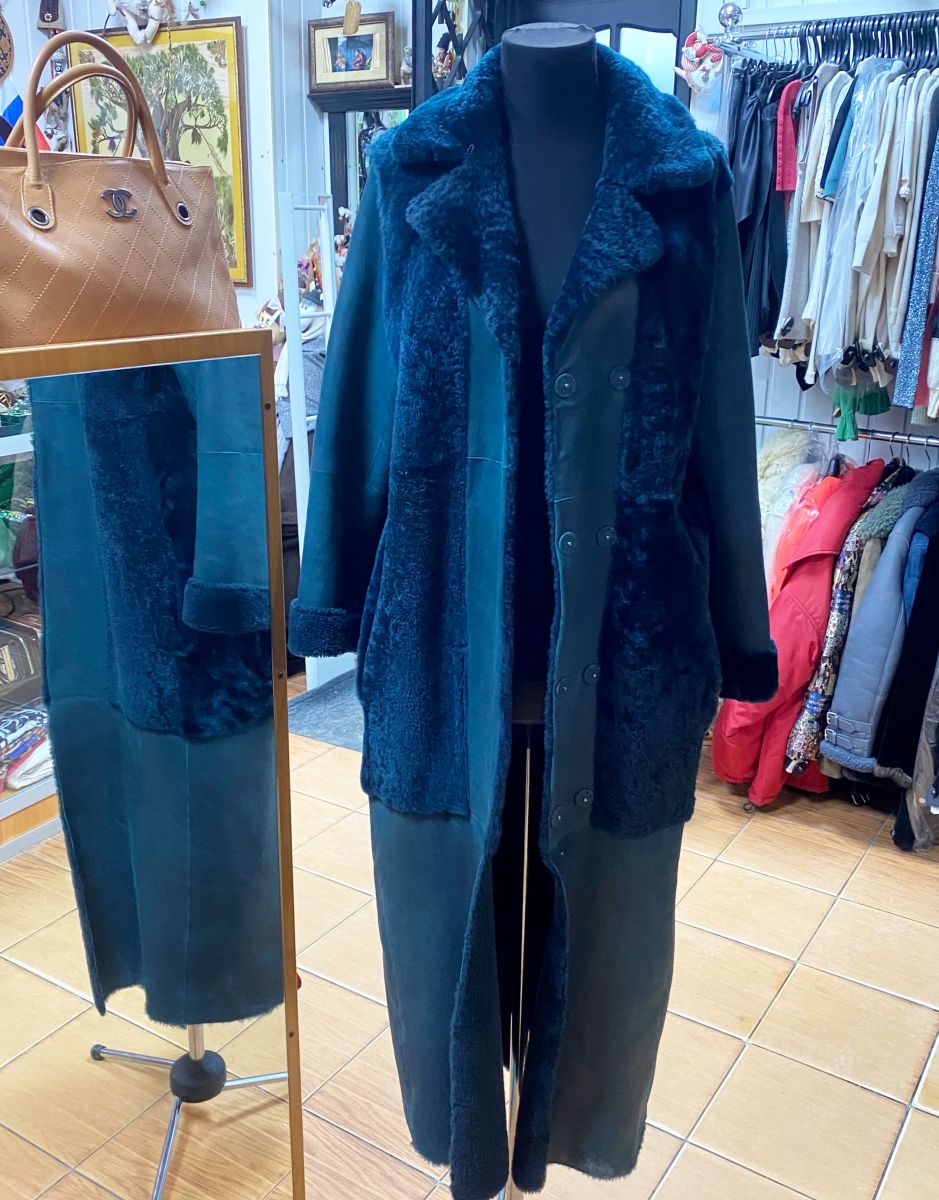 Дубленка/ двухсторонняя/ размер 48 цена 46 965 руб