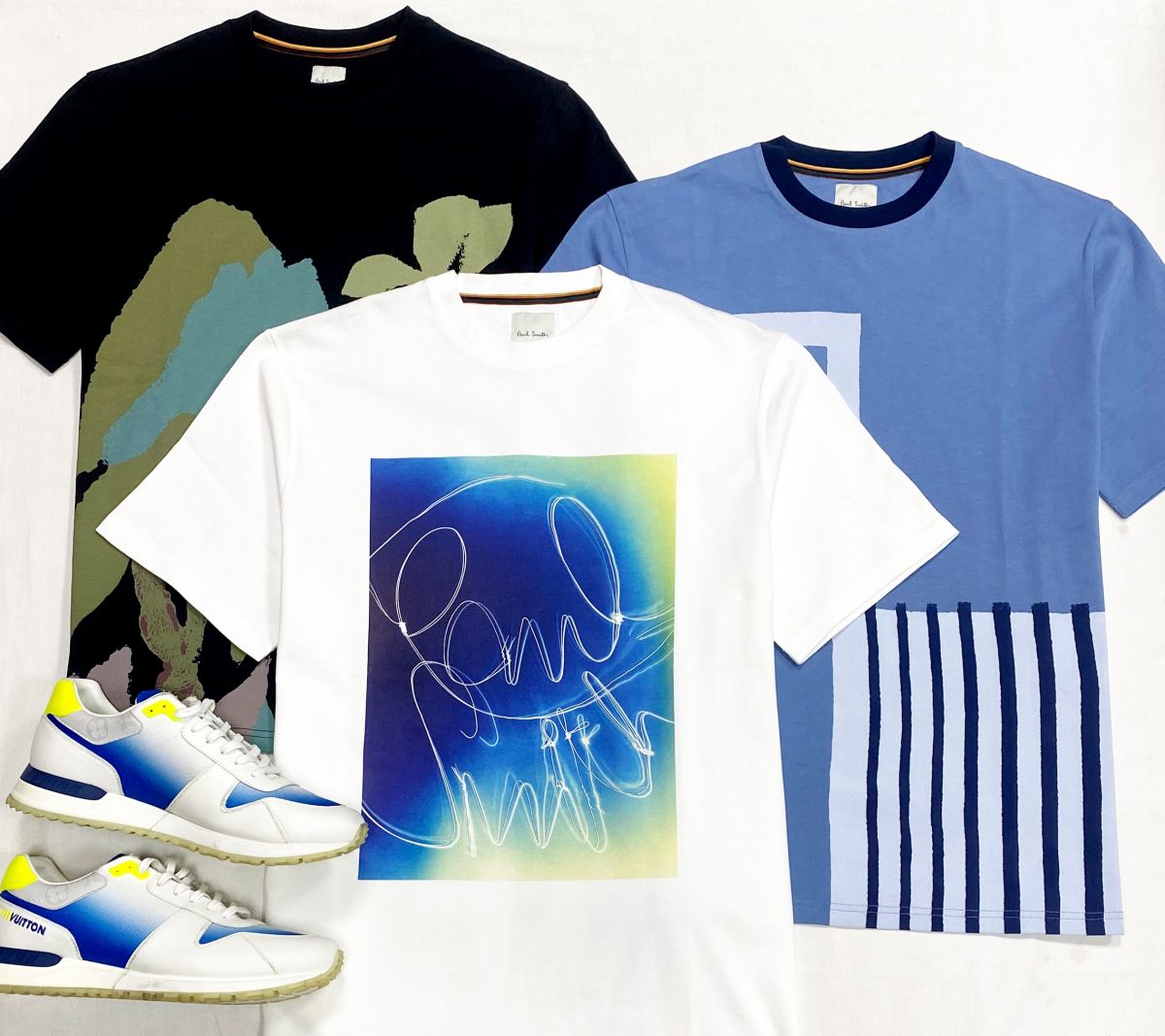 #mechtamen Футболки Paul Smith размер L цена по 6 262 рубКроссовки Louis Vuitton размер 41.5 цена 31 310 руб