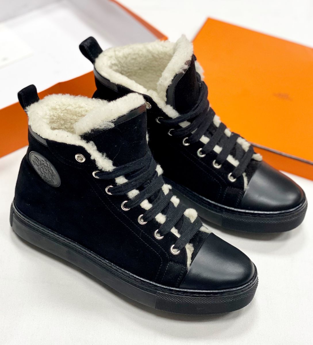 Кеды/на меху/ Hermes размер 37 цена 61 540 руб