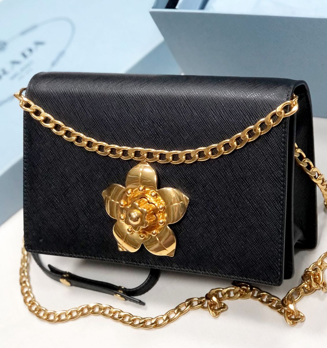 Сумочка Prada размер 20/12 цена 31 310 руб
