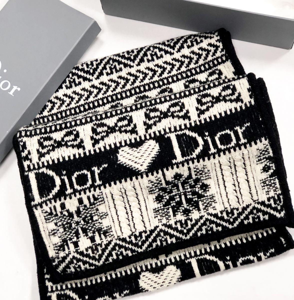 Шарф Christian Dior размер 35/180 цена 15 655 руб