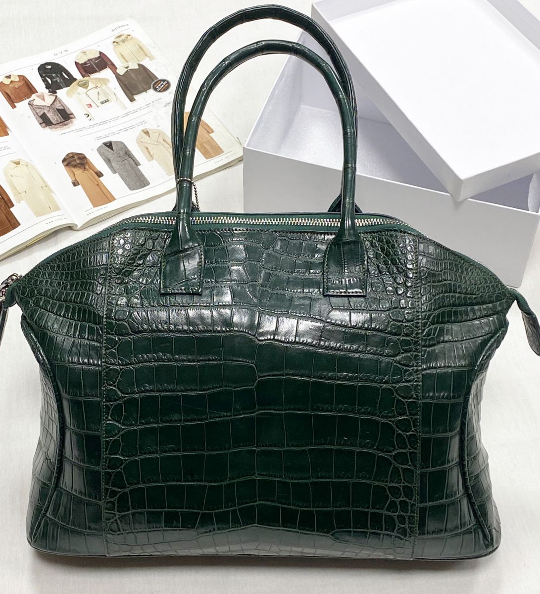 Сумка / крокодил/ размер 40/30 цена 46 965 руб
