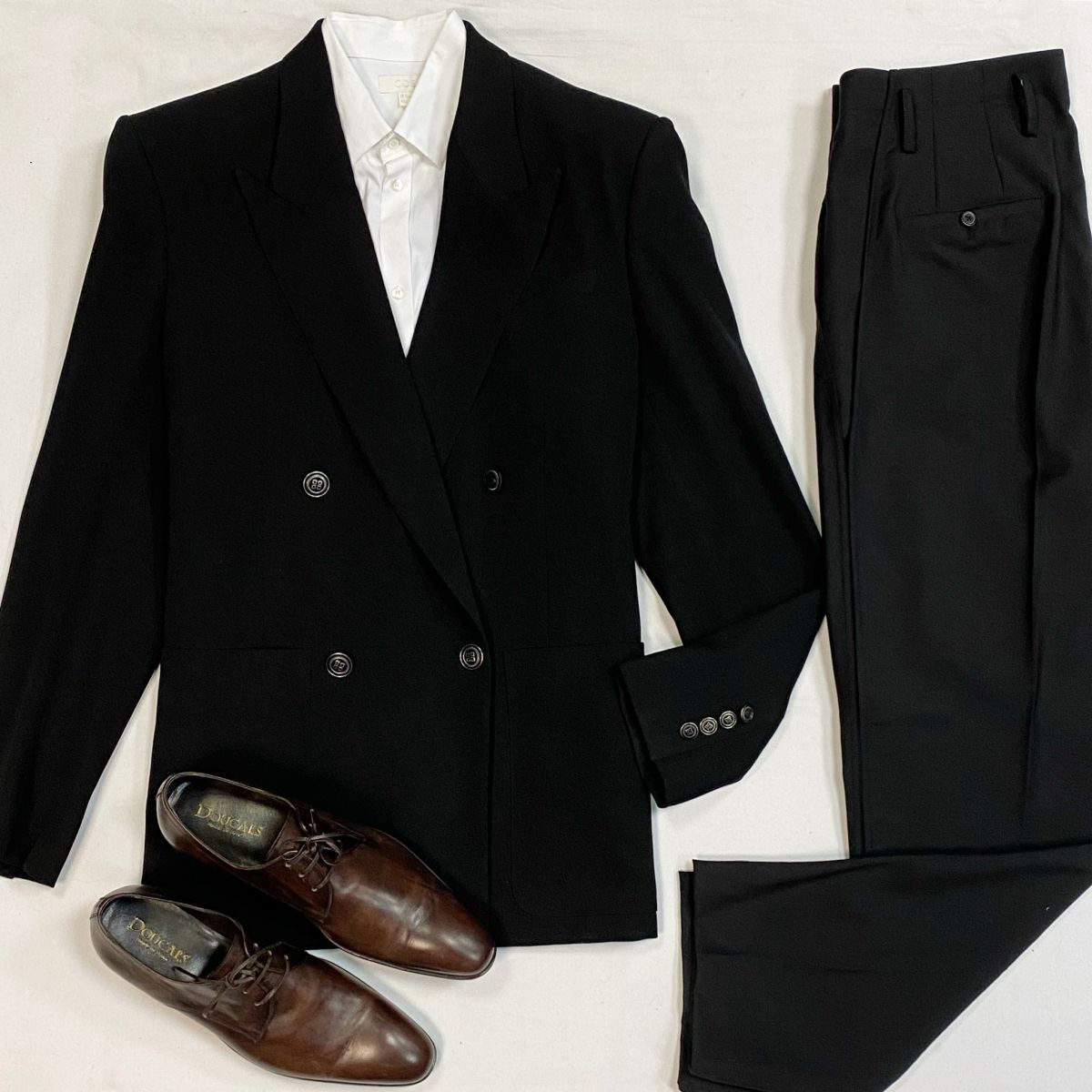 #mechtamen Пиджак Givenchy размер 48 цена 10 770 рубБрюки Lanvin размер 46 цена 7 693 рубТуфли Doucals размер 41 цена 15 385 руб