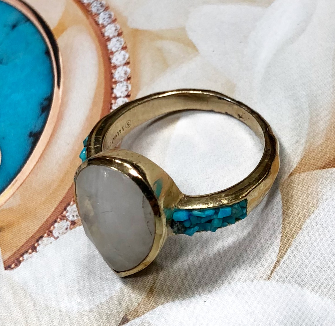 Кольцо / камни/ цена 7 828 руб