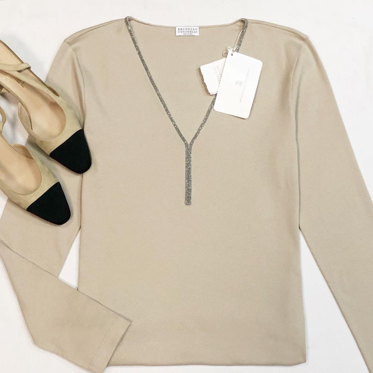 Кофта/манили/ Brunello Cucinelli размер XL цена 30 770 руб /с биркой/