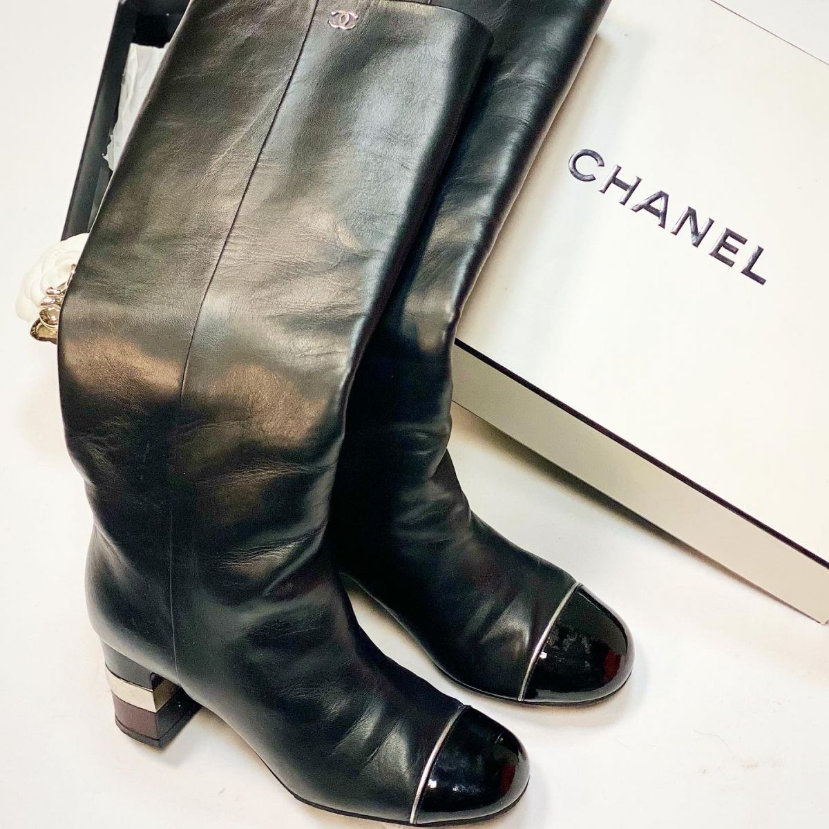 Сапоги Chanel размер 37 цена 30 770 руб 