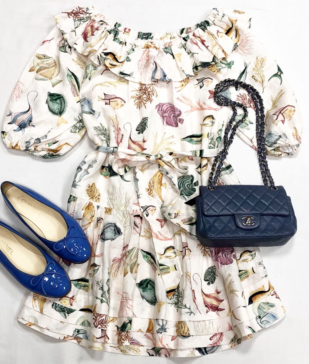 Платье/ лён/ Alemais размер 10 цена 23 483 руб
Балетки Chanel размер 37.5 цена 31 310 руб
Сумка Chanel