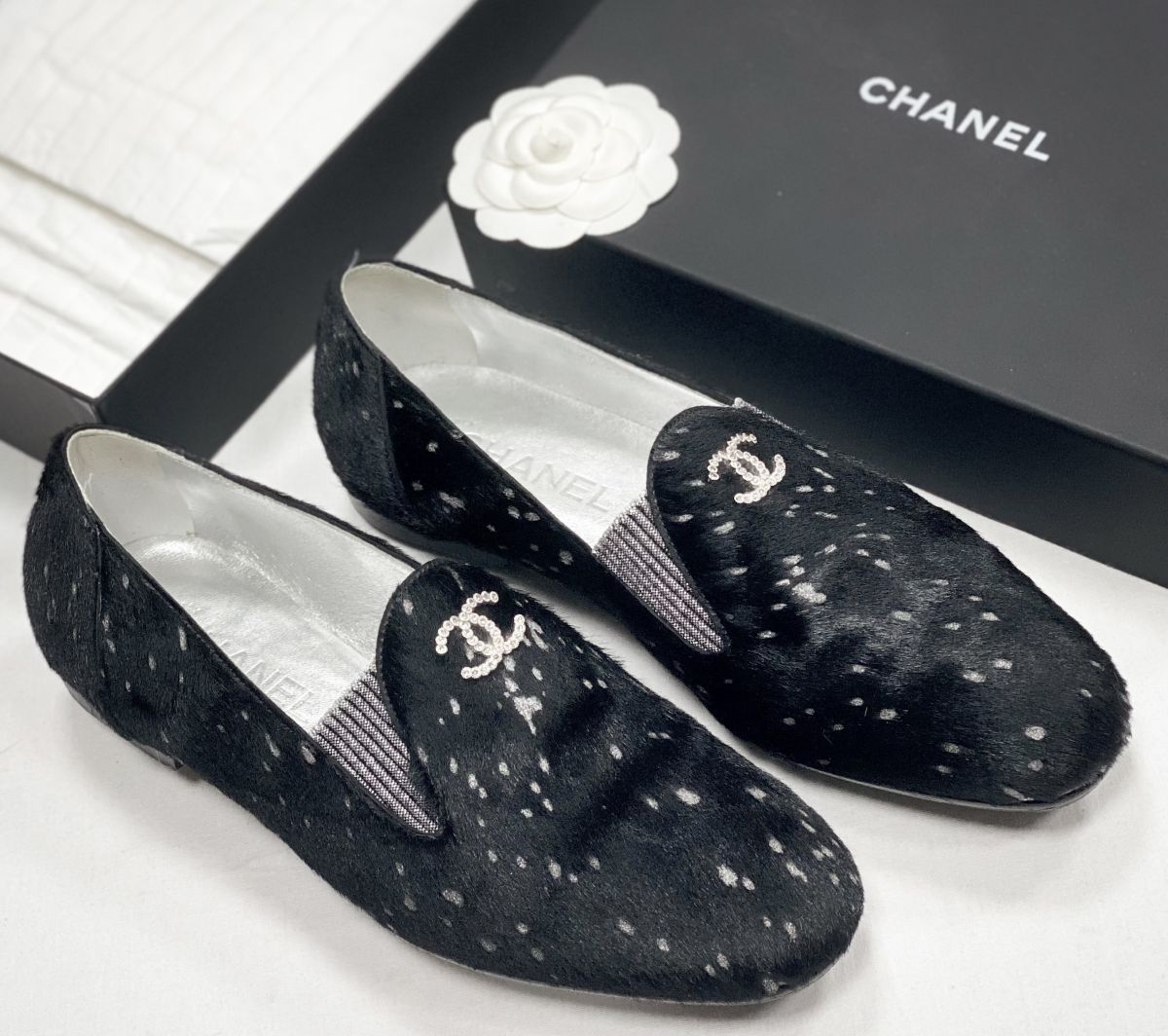 Лоферы Chanel размер 38.5 цена 31 310 руб 