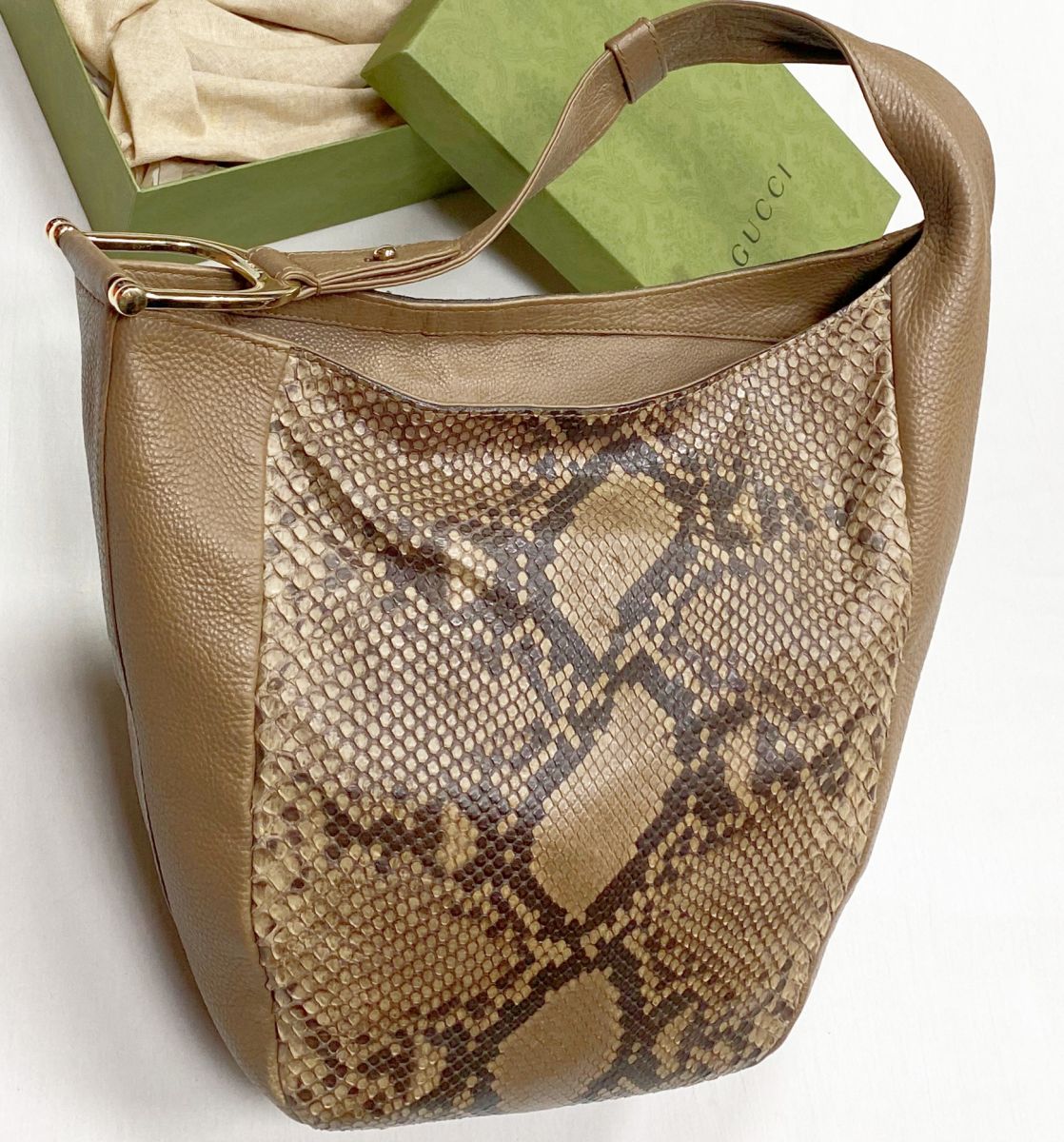 Сумка / отделка питон / Gucci размер 30/35 цена 78 275 руб