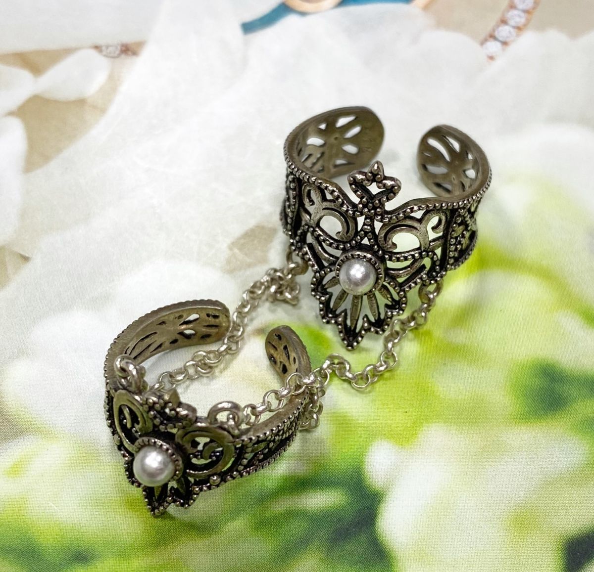 Кольцо 2-ное цена 4 697 руб