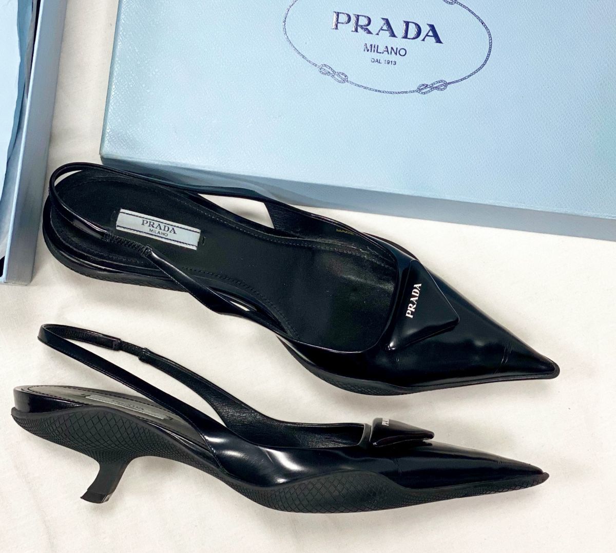 Босоножки Prada размер 39.5 цена 18 463 руб 