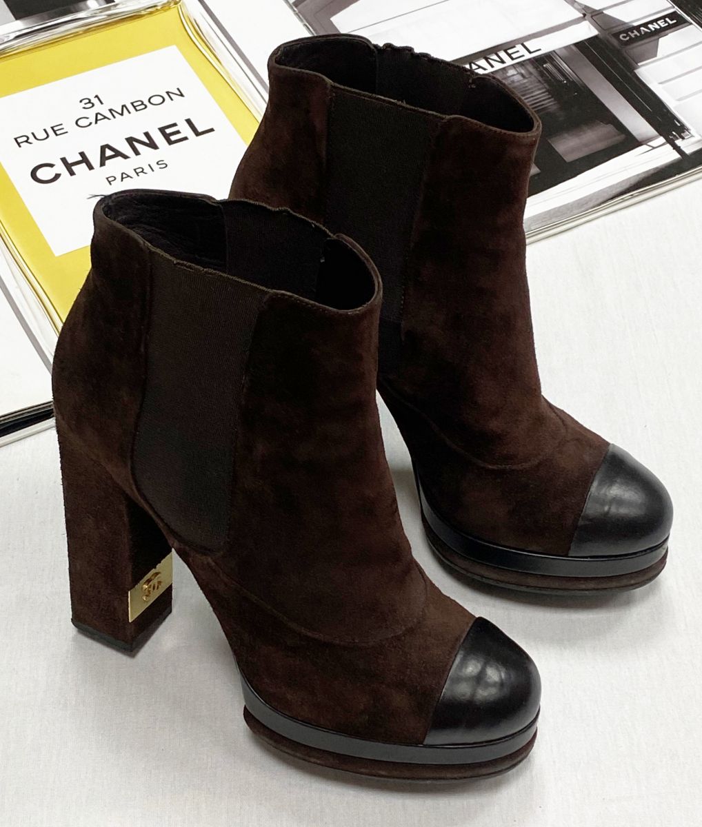 Ботильоны Chanel размер 39.5 цена 7 828 руб