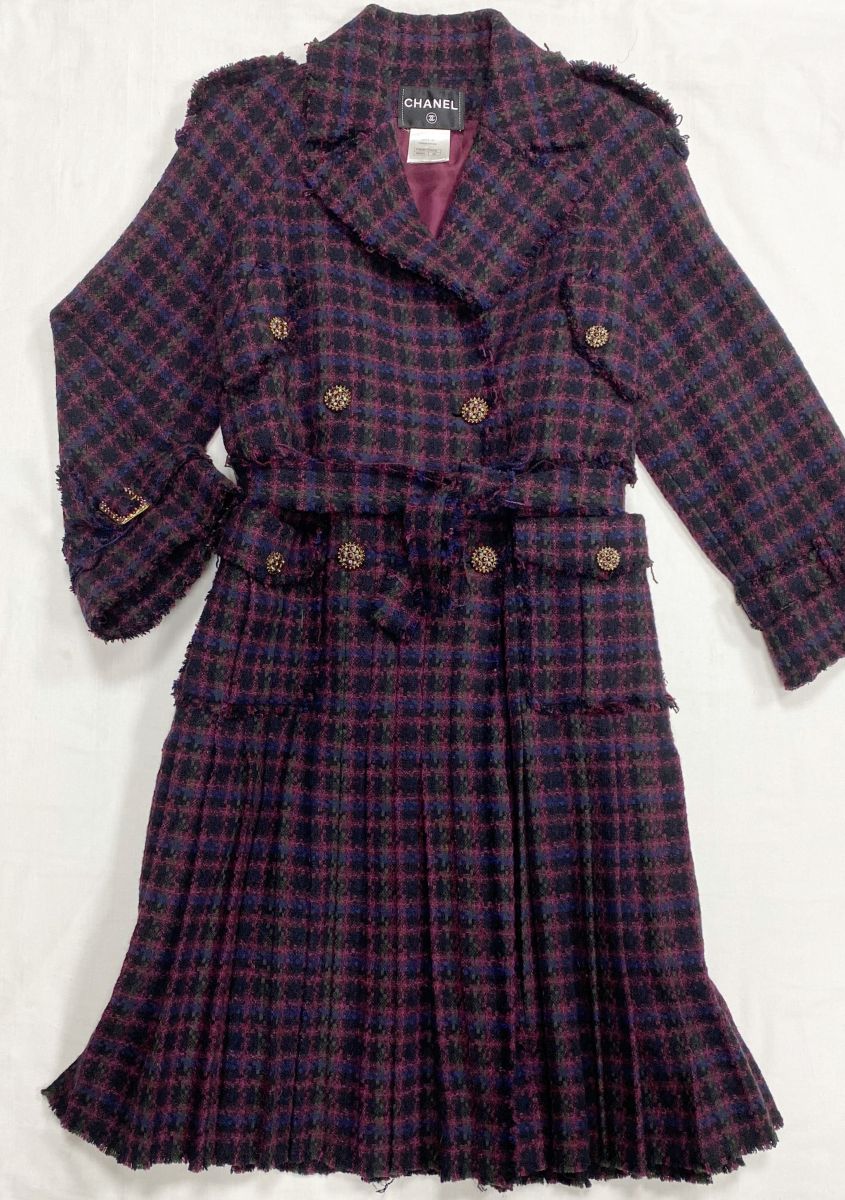 Пальто/ твид/ Chanel размер 40 цена 281 790 руб
