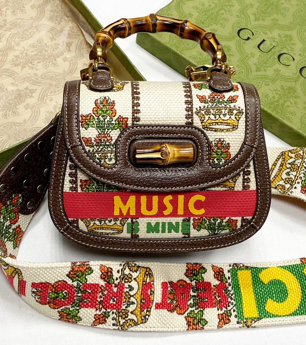 Сумочка Gucci размер 16/12 цена 140 895 руб