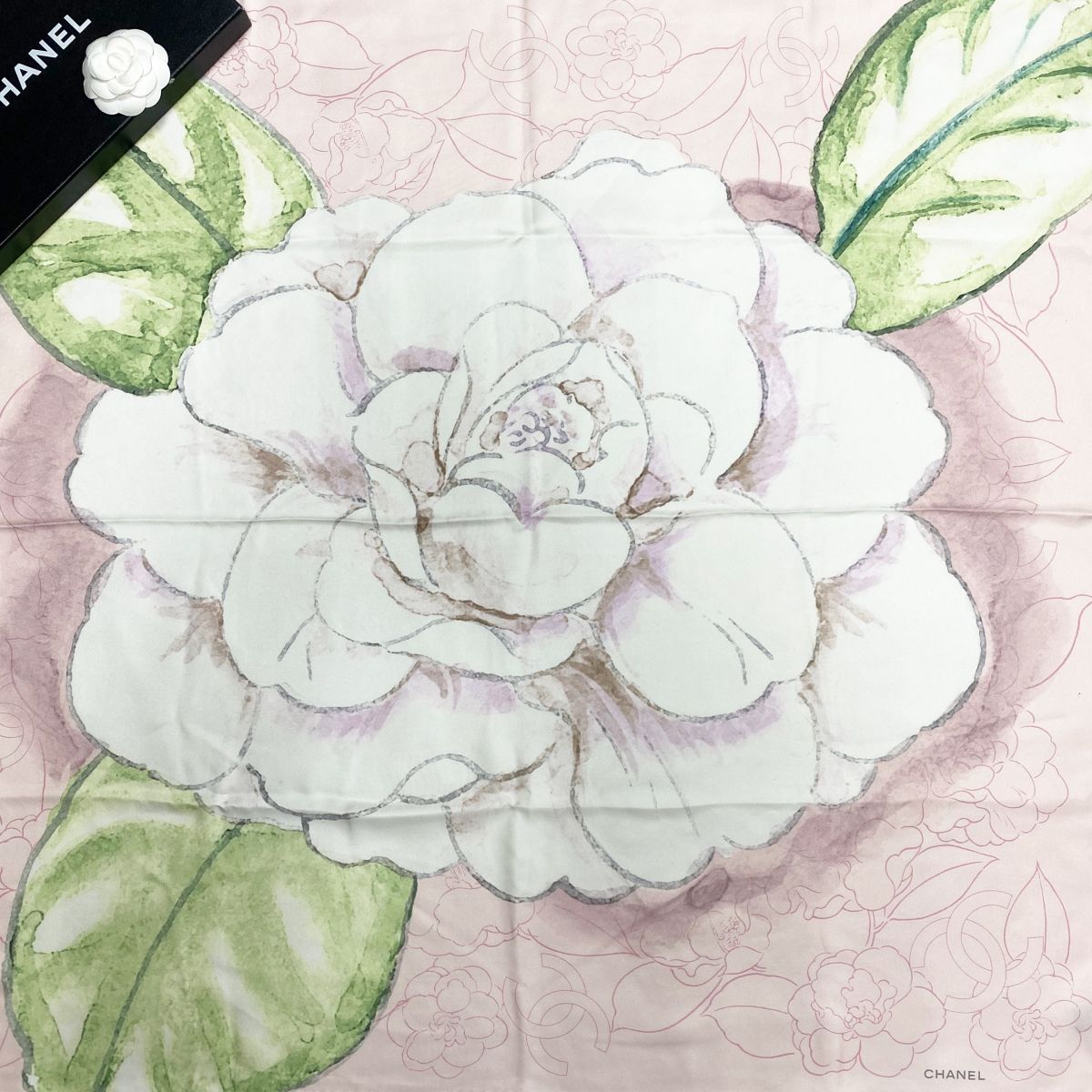 Платок Chanel размер 90/90 цена 23 483 руб 