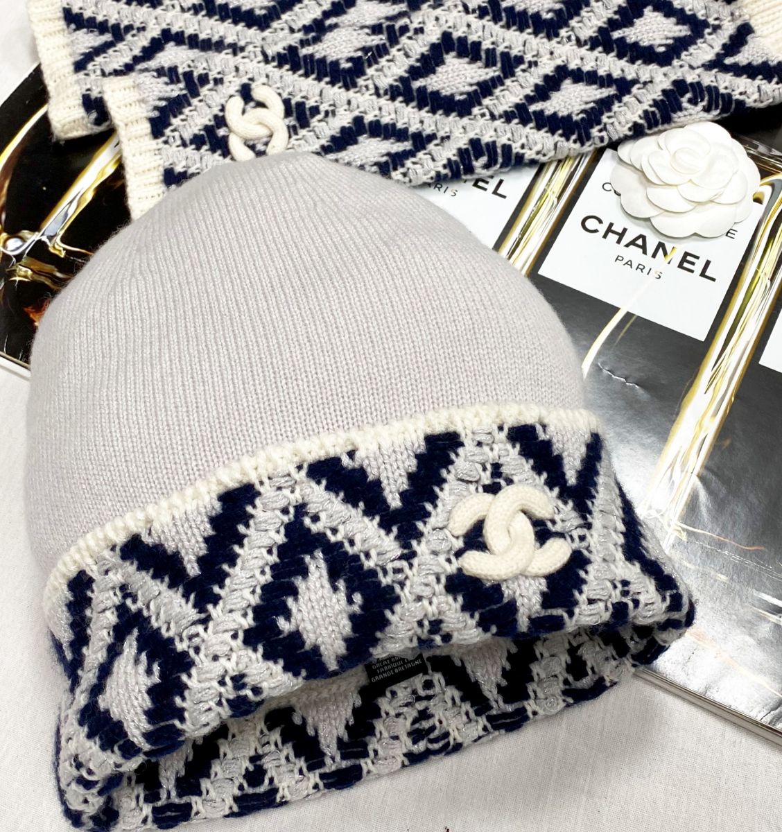 Шапка / кашемир / Chanel цена 31 310 руб