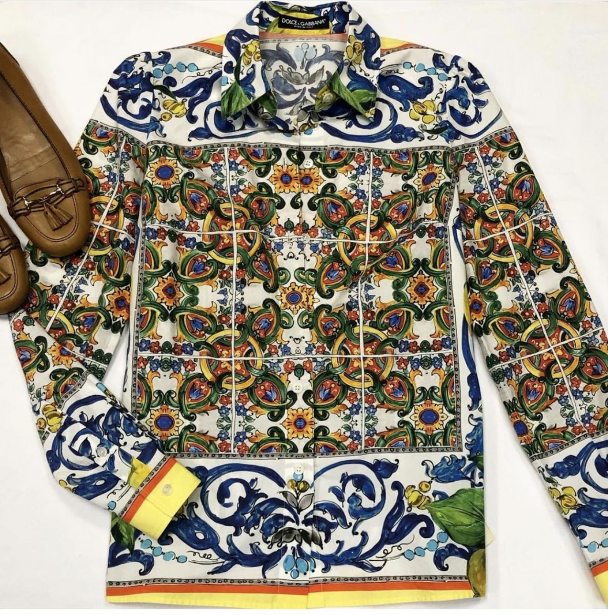 Рубашка Dolce Gabbana  размер 36 цена 7 693 руб