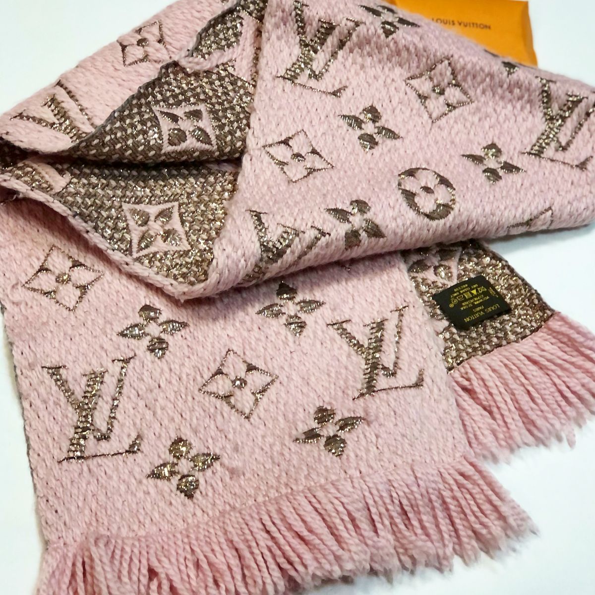 Шарф / шерсть / шёлк / отделка люрекс /Louis Vuitton  цена 23 078 руб 