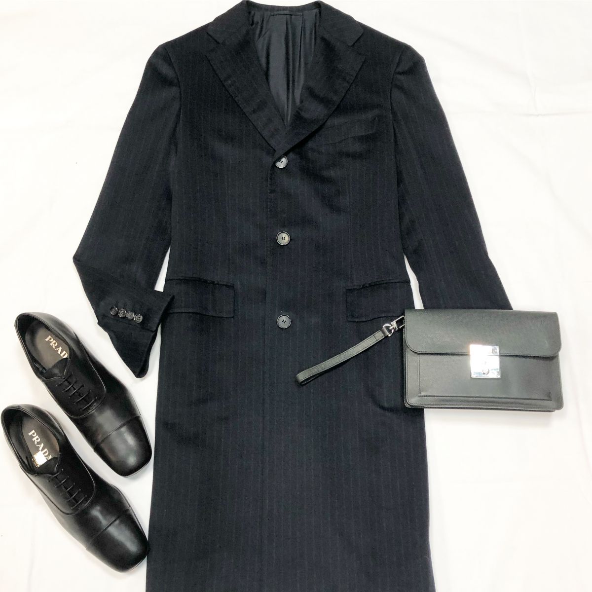 #MechtamenПальто BRIONI размер 48 цена 46 155 руб Туфли PRADA размер 43.5 цена 23 078 руб Барсетка LOUIS VUITTON