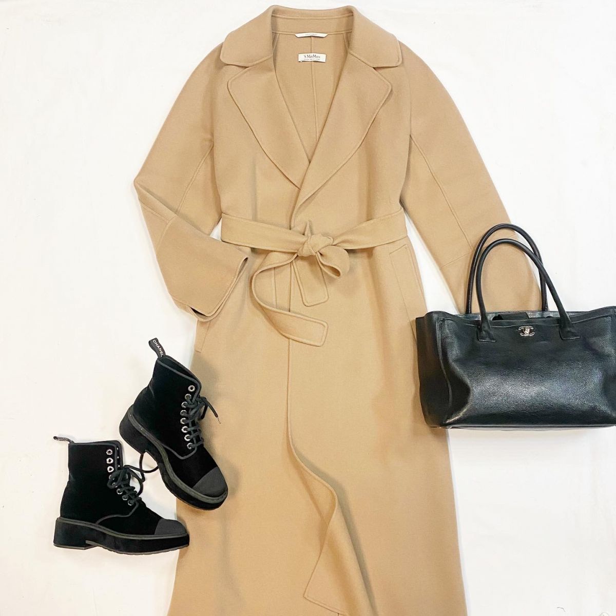 Пальто/кашемир/ Max Mara размер 44 цена 53 848 рубБотинки Chanel размер 37.5 цена 53 847 рубСумка Chanel
